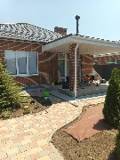 Цоколь дома утеплён. Приступили к армировочным работам