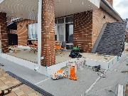 Приступили у утеплению цоколя фасадным пенопластом